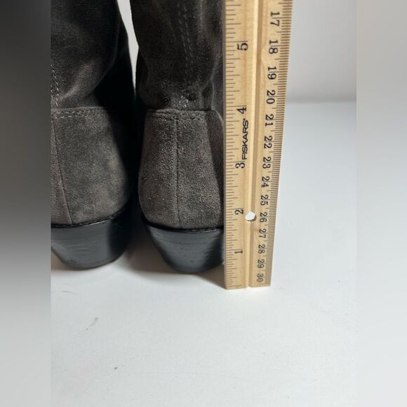 Via Spiga Gray Suede Ankle Boots Size 7,5 - Picture 12 of 13